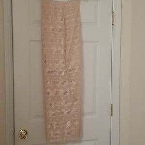 Pink Maxi Skirt